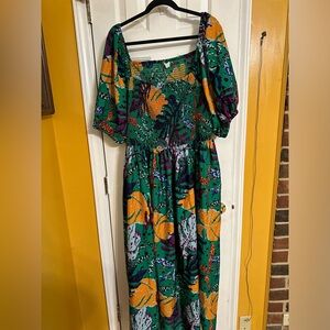Cato Colorful Tropical Maxi Dress in 26/28